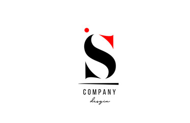 S letter logo alphabet design icon for company and business