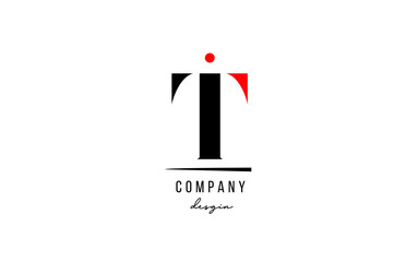 T letter logo alphabet design icon for company and business