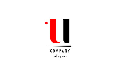 U letter logo alphabet design icon for company and business © dragomirescu