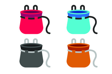  Illustration Vector of equipment and sporting goods flat design Perfect for T Shirt design,logo,sticker