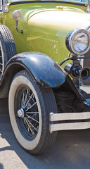 Detail of vintage car
