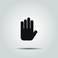 Hand , Palm Symbol Icon vector eps 
