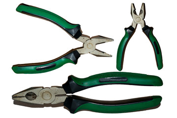 pliers isolated on white background