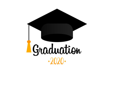 Graduation Cap. Template Design Elements. Graduation Logo. Vector