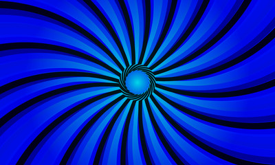 Color Swirling radial vortex vector background