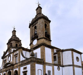 Fototapeta na wymiar Co-cathedral of San Julián de Ferrol. Galicia, Spain, Europe. October 7, 2019 