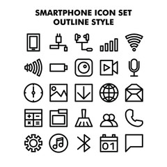 set of icons for web and mobile