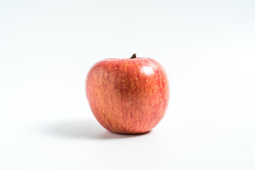 Red apple isolated on white. Apple Clipping Path