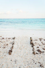 Minimal caribbean seascape