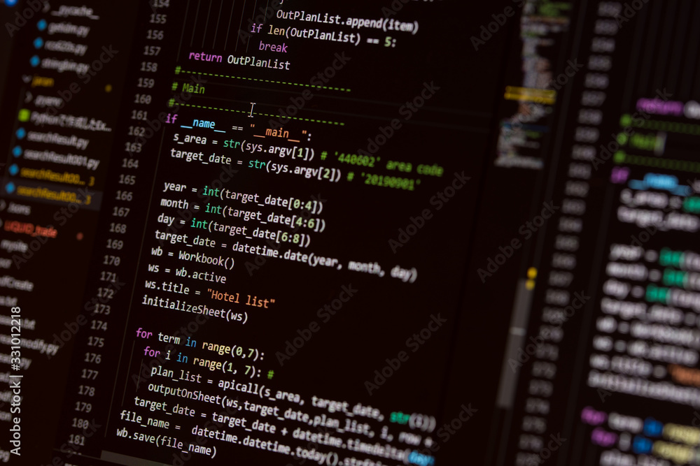 Fototapete python code