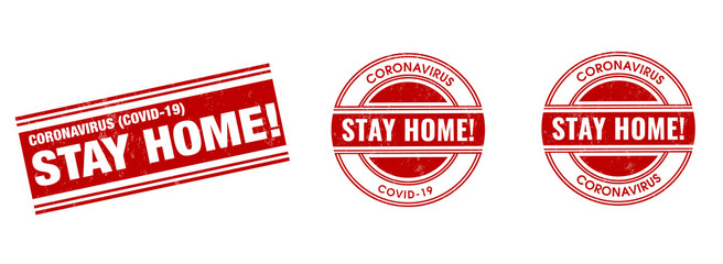 Stay home ! coronavirus corona virus