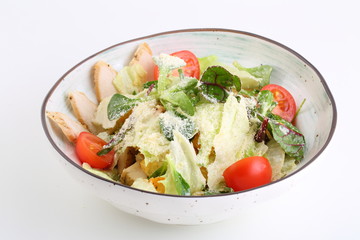 Caesar salad with chicken