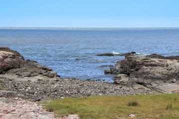 The beauty of the sea of ​​Montevideo in Uruguay.
