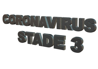 CORONAVIRUS 3D STADE 3