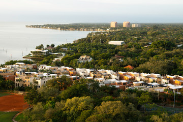 View of Coconut Grove, Miami