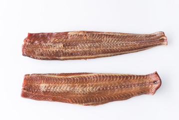 Fresh fish fillet on the table. Healthy food, styling, cooking concept.