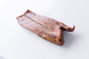 Fresh fish fillet on the table. Healthy food, styling, cooking concept.