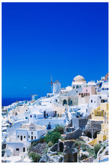 greek church in santorini greece