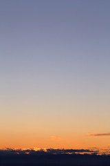 Fototapeta premium 夕日 山