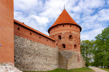 Trakai Castle walls , Lithuania