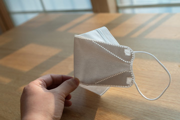 코로나 바이러스(COVID-19) 보호용 마스크.오염 방지 마스크. 에어 페이스 마스크.