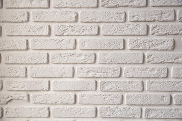 white brick wall