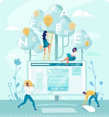 Writing Online Content and Placing It on Resource