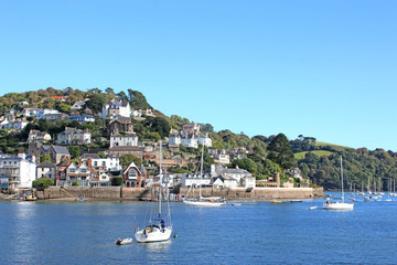 Fototapeta premium River Dart, Devon at Kingswear 