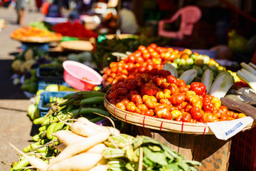 Vegetables at market