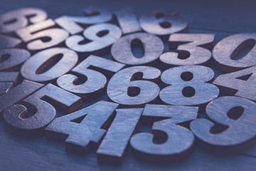 Background of numbers. from zero to nine. Numbers texture. Finance data concept. Mathematic....