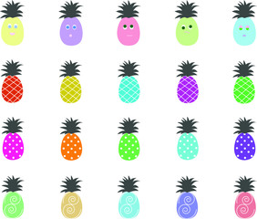 set of colorful icons
