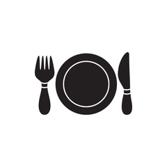 restaurant icon vector logo template