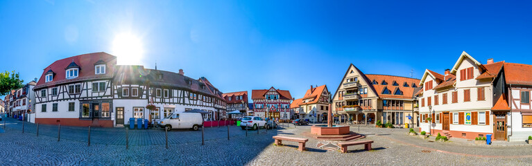 Panorama, Marktplatz, Oberursel, Taunus, Deutschland 