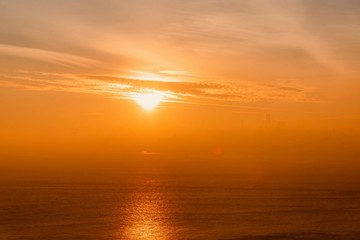 Obraz premium sunrise over San Francisco Bay California over the Golden Gate