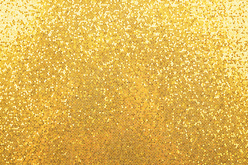 Abstract background texture of golden glitter - Powered by Adobe