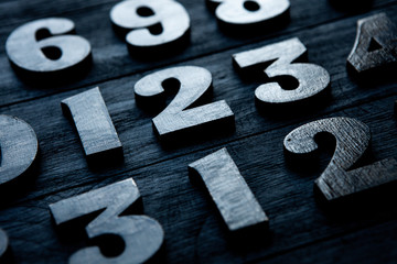 Background of numbers. from zero to nine. Numbers texture. Finance data concept. Mathematic. Seamless pattern with numbers. financial crisis concept. Business success. 