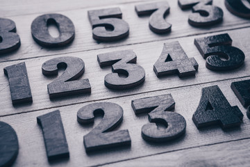 Background of numbers. from zero to nine. Numbers texture. Finance data concept. Mathematic. Seamless pattern with numbers. financial crisis concept. Business success. 