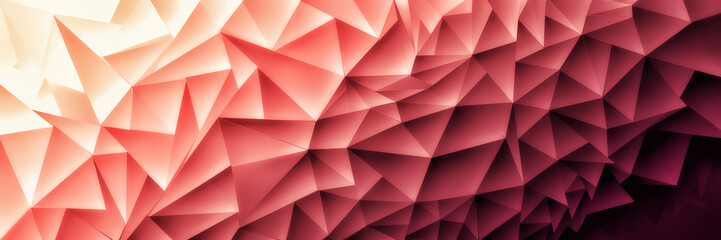 Fototapeta premium Illustration 3D abstract beautiful poly background, faceted texture, wide panoramic polygonal Mosaic wallpaper, Creative Business Design Templates Web banner