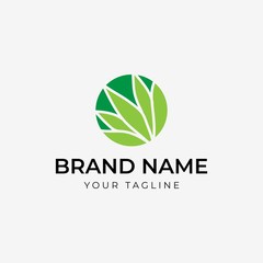 minimalist simple cannabis logo design for healthcare and medical 