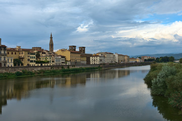 Fototapeta na wymiar Sunset in Florence (Italy)