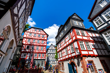 Altstadt, Marburg an der Lahn, Hessen, Deutschland 