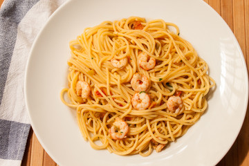 Italian seafood spaghetti