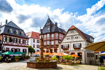 Marktplatz, Heppenheim, Deutschland 