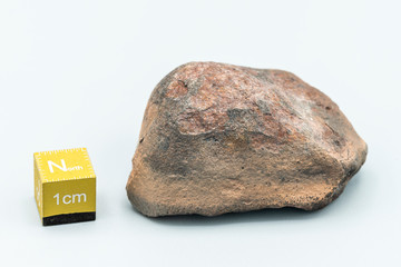 Chondrite Meteorite L6W2 Type isolated, piece of rock formed as an asteroid in the universe at...
