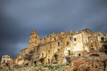 Fototapeta premium Craco, a beautiful Italian ghost town.