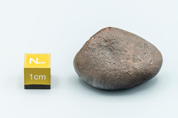 Chondrite Meteorite L6W2 Type isolated, piece of rock formed as an asteroid in the universe at during Solar System creation. The meteorite comes from an asteroid fall impacting Earth at Atacama Desert