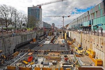 Baustelle Kriegsstraße