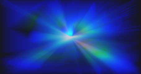  abstract dynamic blue background in the form of aberration and glare from glass and crystal