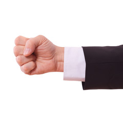 Obraz premium Business man with empty hand