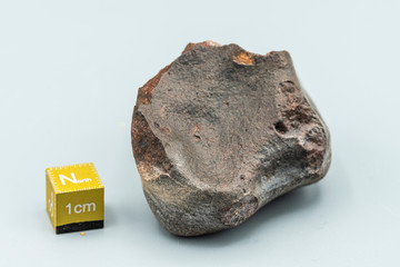 Chondrite Meteorite L6W2 Type isolated, piece of rock formed as an asteroid in the universe at...